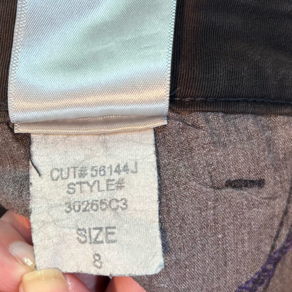 NYDJ Sz 8 AMI Skinny Jeans in Chocolate Brown - Picture 10 of 14